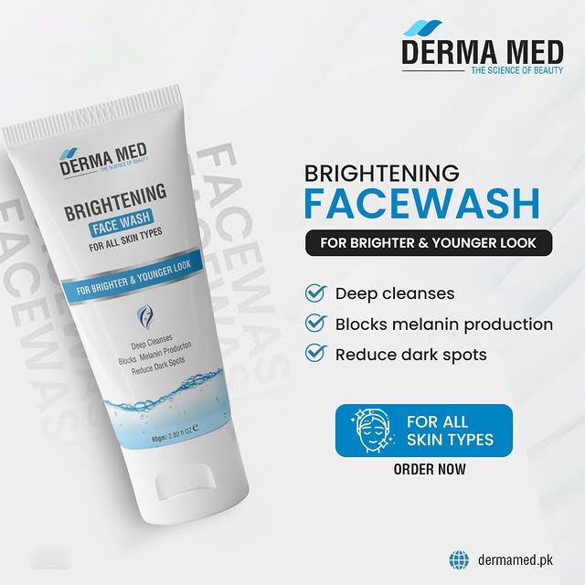 Derma Med - Skin Brightening Facewash-60gm